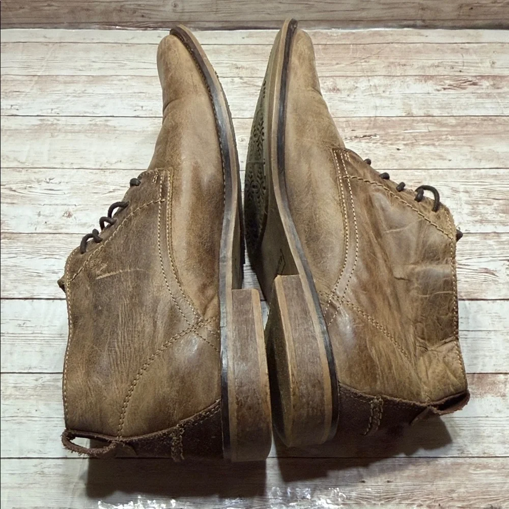 Bull Boxer Art Name Eldon Limited Edition 1 of 500 Men's Tan Chukka Boots